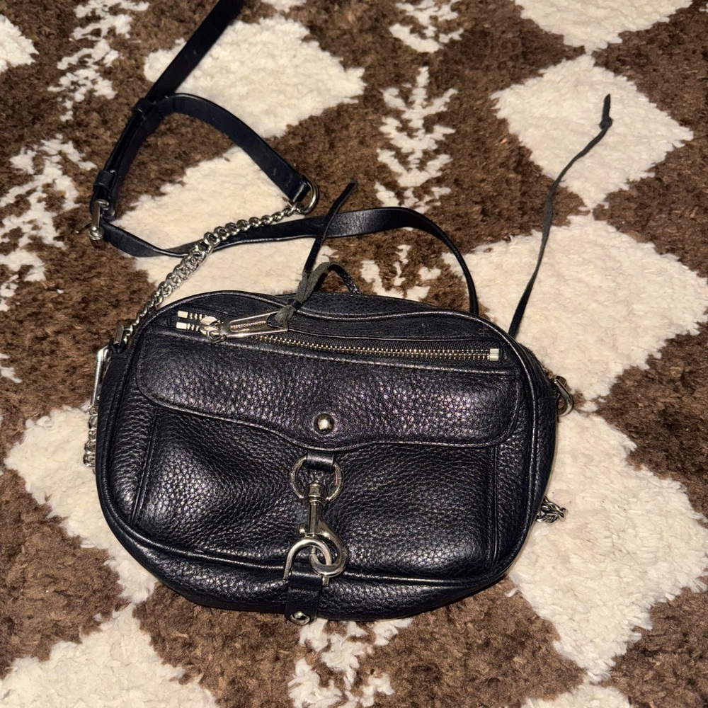 Rebecca Minkoff Black Leather Crossbody Bag